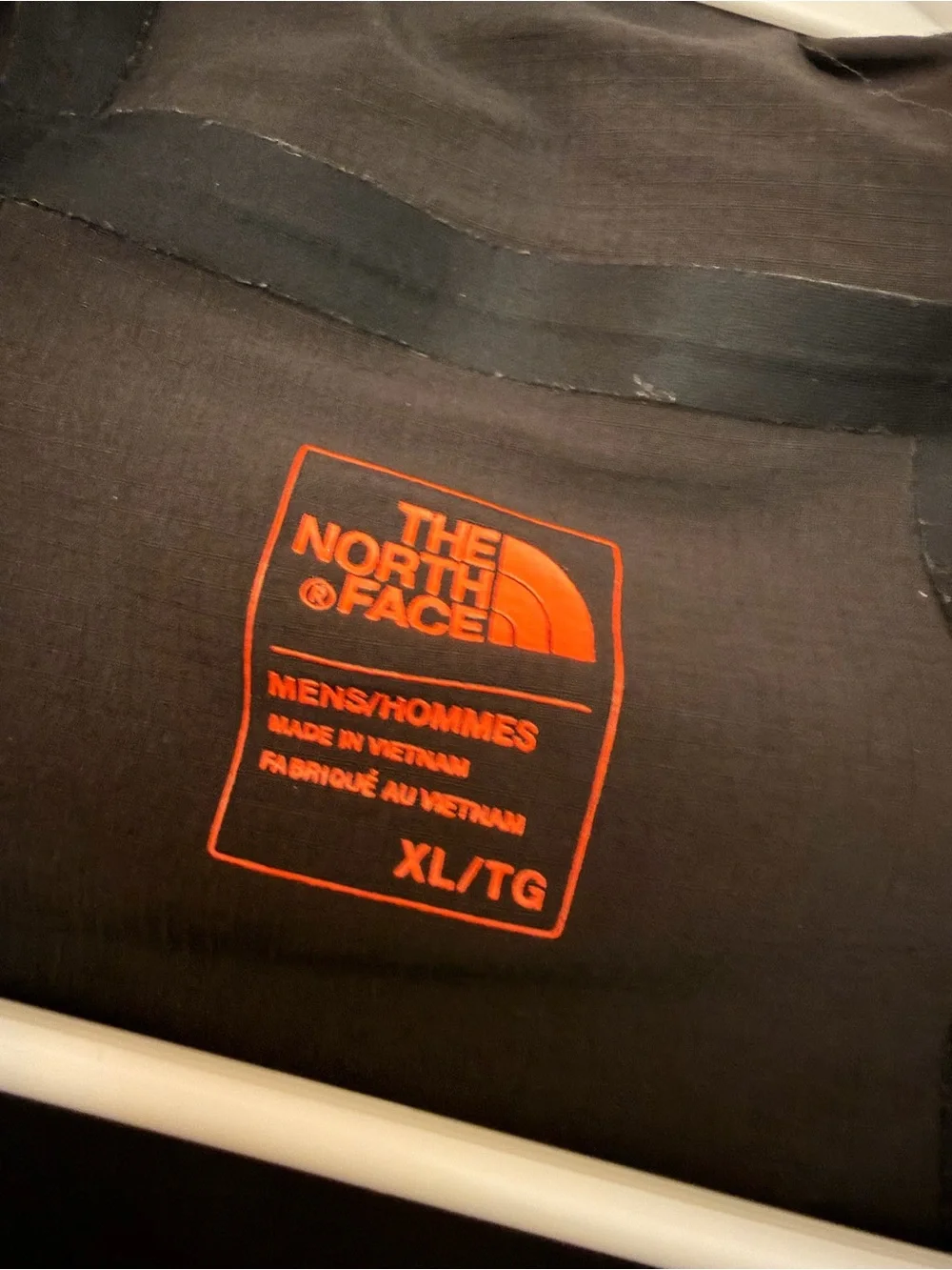 The North Face black hooded